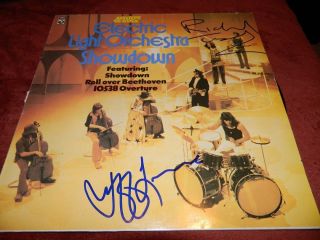 Electric Light Orchestra ELO Jeff Lynne Richard Tandy Signed LP