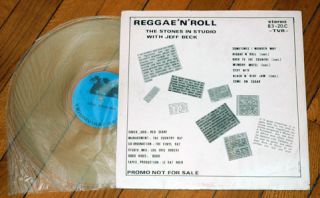  Reggae N Roll 83 20.C TVR USA LP Jeff Beck sessions clear vinyl