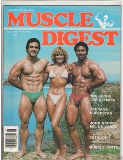   Bodybuilding fitness mag Carlo Casas w Jesse Gautreau poster 7 82