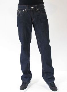 True Religion Jeans Ricky Inglorious Denim Designer Dark Blue Men New