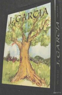 JERRY GARCIA GRATEFUL DEAD ART TREES CARDS tie oak artwork note