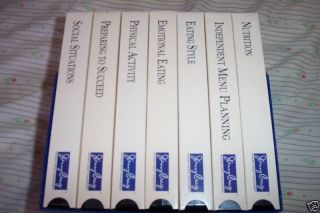 Jenny Craig Personal Weight Loss Video Library Set VHS