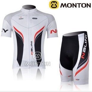 New White Nalini Team Cycling Bike Short Sleeve Jersey Shorts