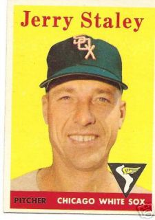 1958 Topps Jerry Staley 412 NM