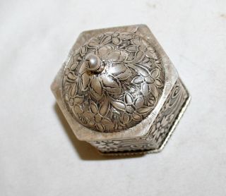 Antique Sterling Silver 800 Box Germany Circa 1920