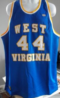 West Virginia Jerry West 44 Hardwood Legends Basketball Jersey