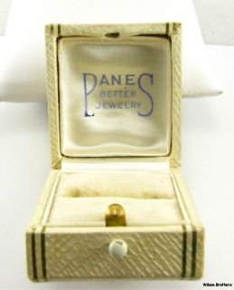 Jewelry Box Ring Earring Case Vintage Estate Jewelry