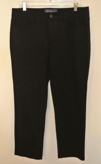  Your Daughters Jeans NYDJ Black Tummy Tuck Pants 11247 US 12