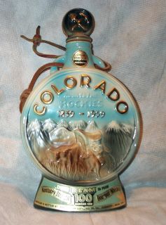 Jim Beam Colorado State Whiskey Decanter Bottle