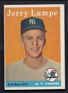 Jerry Lumpe New York Yankees 1958 Topps Card 193