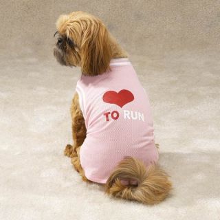 Casual Canine Love to Run Jersey Dog Apparel XS s M