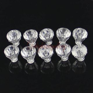 clear faceted drawer knob cupboard cabinet jewelry box pull handle diy