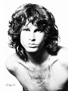 Jim Morrison Hand Painting Signed by Artist