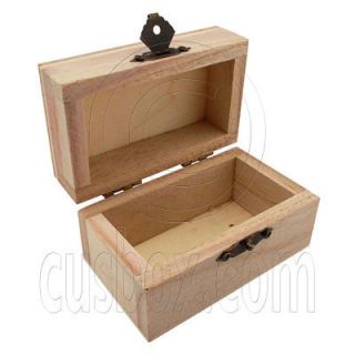  Wood Earrings Rinds Jewelry Gem Treasure Wooden Chest Box