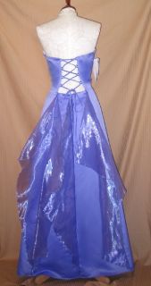 Jessica McClintock Lavender Satin Wings Dress 13