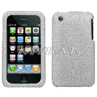 Bling Rhinestone Jewel Case Cover Fits iPhone 3GS 3G S