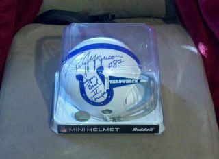 Roy Jefferson Baltimore Colts Autographed NFL Mini Helmet
