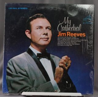 33 LP Record Jim Reeves My Cathedral Stereo