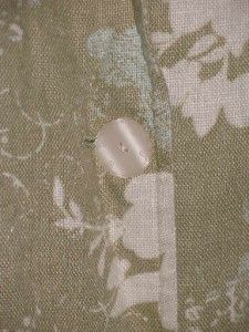 Jill Womens M Sage Green Off White Floral 100 Linen Unlined Blazer