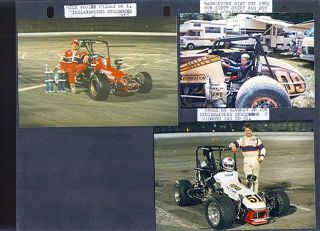 1985 Rich Vogler Bob Scott Jimmy Sills Racing Photos EX SKU 27742