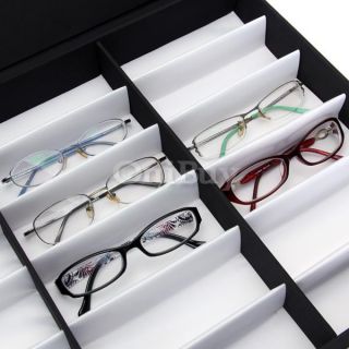 Shop Glasses Sunglasses Display Storage Box Holder Organizer Showcase