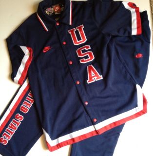 Michael Jordan Nike Retro 1984 Dream Team Olympic Jersey L Warm Up Lot