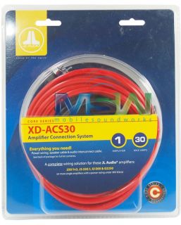 JL Audio® XD ACS30 Amplifier Amp Wire Installation Kit w Speaker Wire