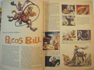 Walt Disneys Mickey Mouse Club Magazine December 1956 Pecos Bill Fess