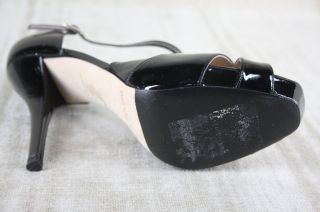 Bennett Sanday Black Patent Leather Sandals Size 39 $325 2012