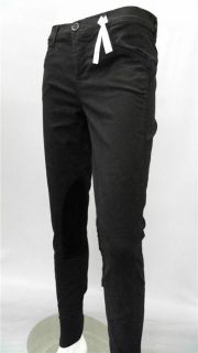 Brand Jodhpur Misses 29 Velvet Low Rise Skinny Leg Pants Black Solid
