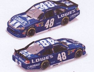 48 Jimmy Johnson Lowes Hendrick Monte Carlo 2012 1 24th 1 25 Decals