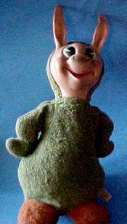 1959 Quick Draw Magraw Babalooey Rubber Faced Stuffed Animal