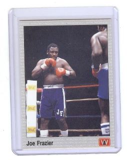 Joe Frazier Smokin Joe Boxing 1991 AW Sports Card