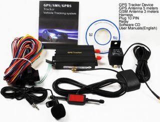 Real Time GSM GPS GPRS Tracker Vehicle Tracking TK103 Google Maps Link
