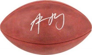 AARON RODGERS SB XLV AUTOGRAPHED FOOTBALL GREEN BAY PACKERS MOUNTED