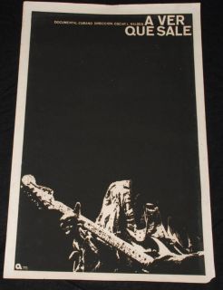  Cuban Movie Poster Plakat Affiche affischJimi Hendrix Guitar
