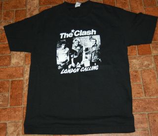 The Clash London Calling T Shirt Joe Strummer Size Large