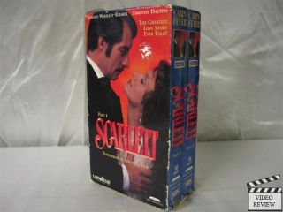 Scarlett VHS Joanne Whalley Kilmer Timothy Dalton