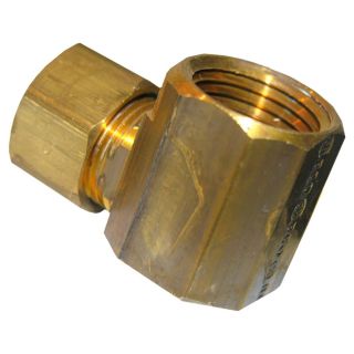 Brass Compression 3 8 Tube x 1 2 Pipe 90 Dig Fitting Elbow