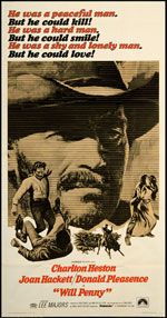 Will Penny 1968 Original U s Three Sheet Movie Poster