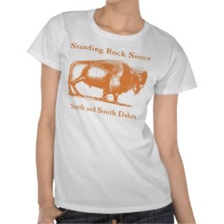 Standing Rock Sioux Tribe brown T shirts 