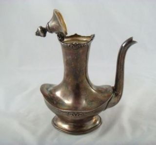 Vintage Reed Barton Silver Soldered Coffee Serving Pot for The Raleigh
