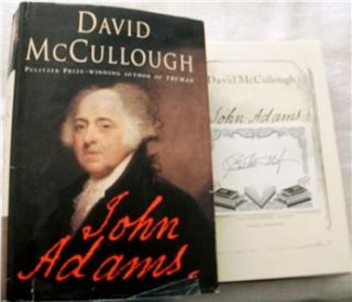 David McCullough Signed 1st Edition RARE John Adams