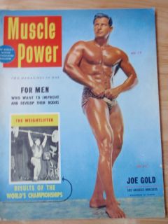 Muscle Power Bodybuilding Fitness Magazine Joe Gold 12 54