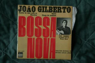 Joao Gilberto French Odeon EP 7 Samba Bossa Jobim PS