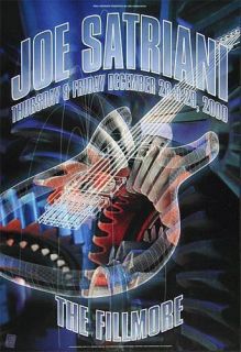 Joe Satriani Fillmore 2000 Concert Poster F433