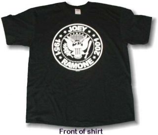 The Ramones Joey Ramone Classic 1951 2001 Rip Shirt