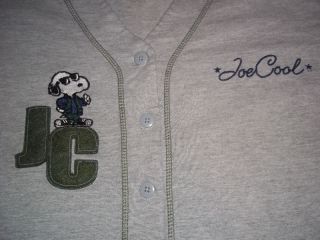 Peanuts Snoopy Joe Cool Baseball Jersey T Shirt Mens Womens
