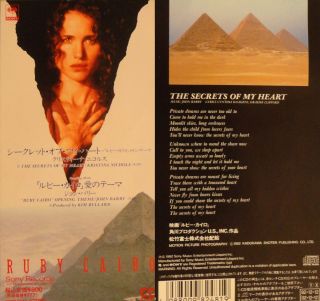John Barry Kristina Nichols The Secrets of My Heart Ruby Cairo CD