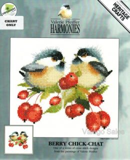  Pfeiffer Counted Cross Stitch Chart Berry Chick Chat 775